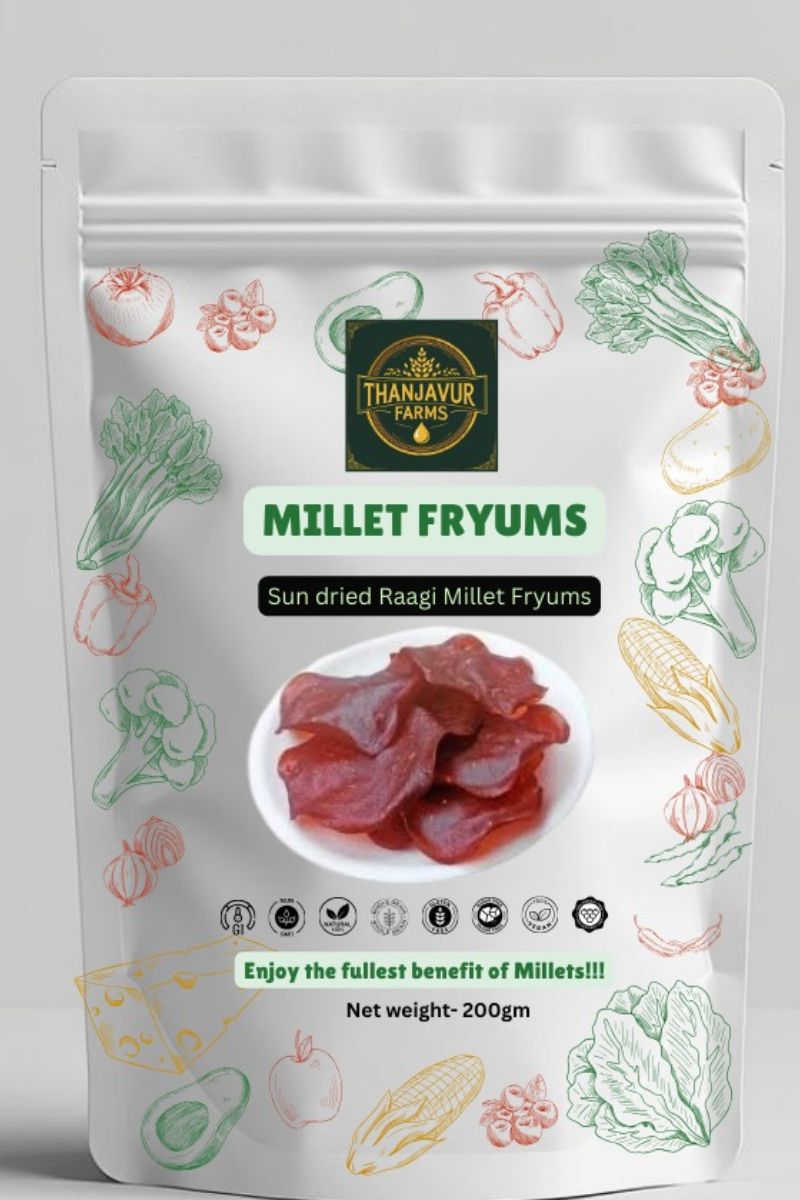 Millet Fryums (Vadagam)